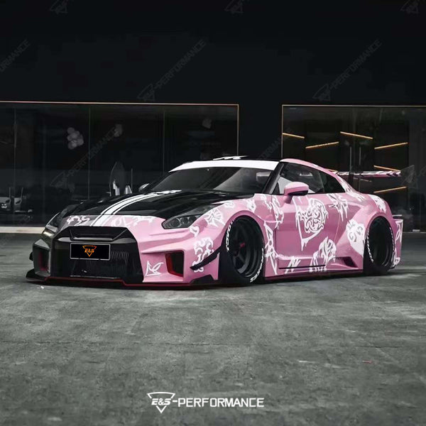 Celokarbónový rozširovací bodykit LB style pre Nissan GT-R R35 (2008 - 2025)