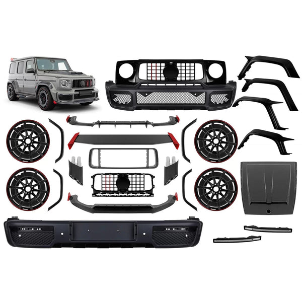 Kompletný B900 Carbon Body Kit s 22" Diskami pre Mercedes G-Class W464 (2018–2024)