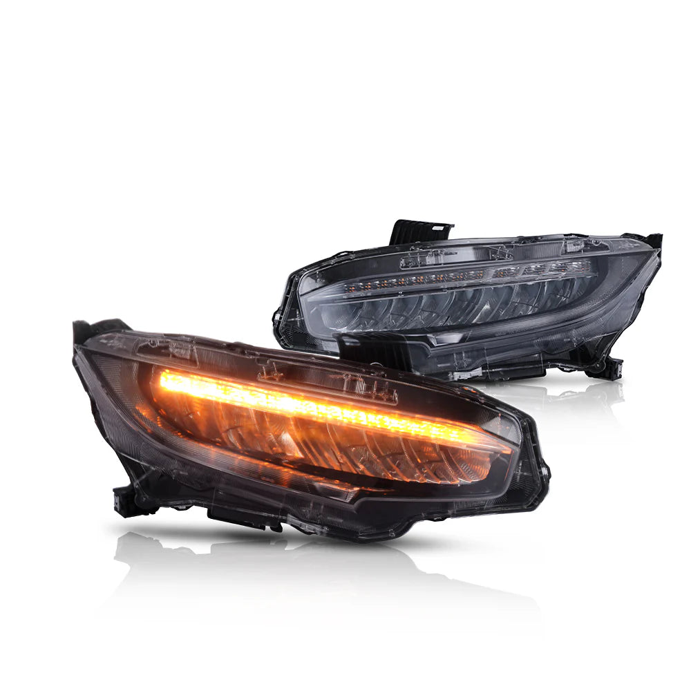 Tuning predné LED svetlá Honda Civic (2016–2021)