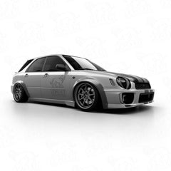 Rozšírenia predných blatníkov pre Subaru Impreza „Bugeye“ (verzia wide-body)