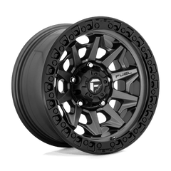 Fuel D716 Covert 20X10 8X170 ET-18 Matte Gunmetal / Black Bead Ring