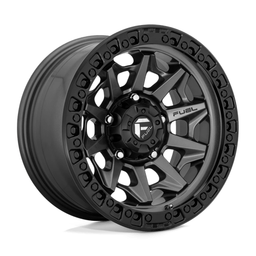 Fuel D716 Covert 20X10 8X170 ET-18 Matte Gunmetal / Black Bead Ring