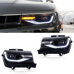 Chevrolet Camaro 2014–2015 predné svetlá projektor sekvenčné (RGB)