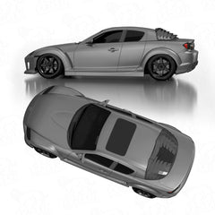 Žalúzia zadného okna (Rear Window Louver) pre Mazda RX-8 SE3P (2003 – 2012)