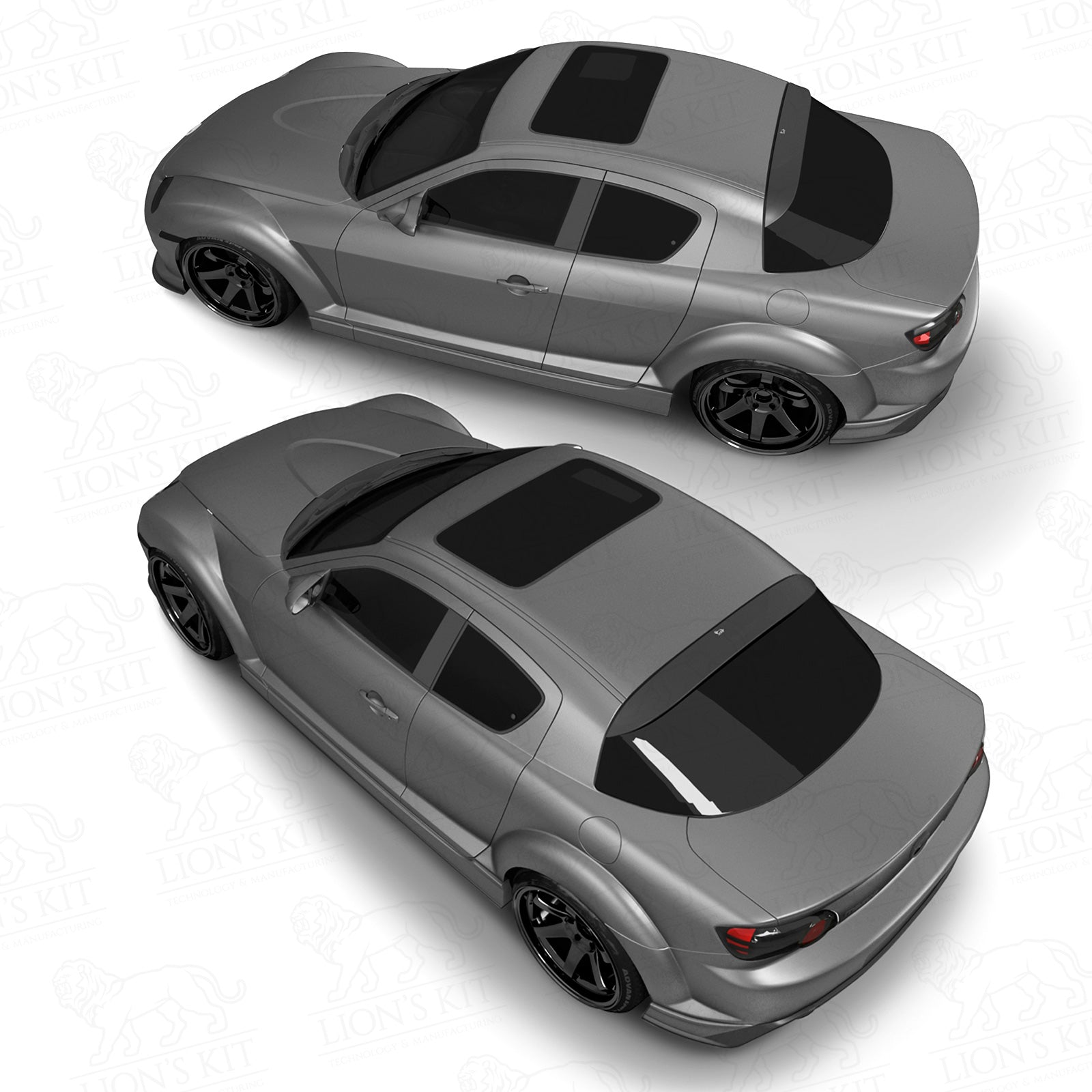 Zadný okenný spojler V2 Mazda RX-8 SE3P S1/S2 2003–2012