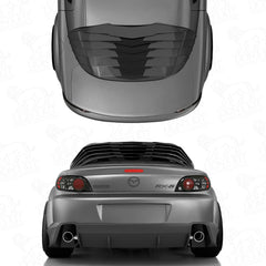 Žalúzia zadného okna (Rear Window Louver) pre Mazda RX-8 SE3P (2003 – 2012)