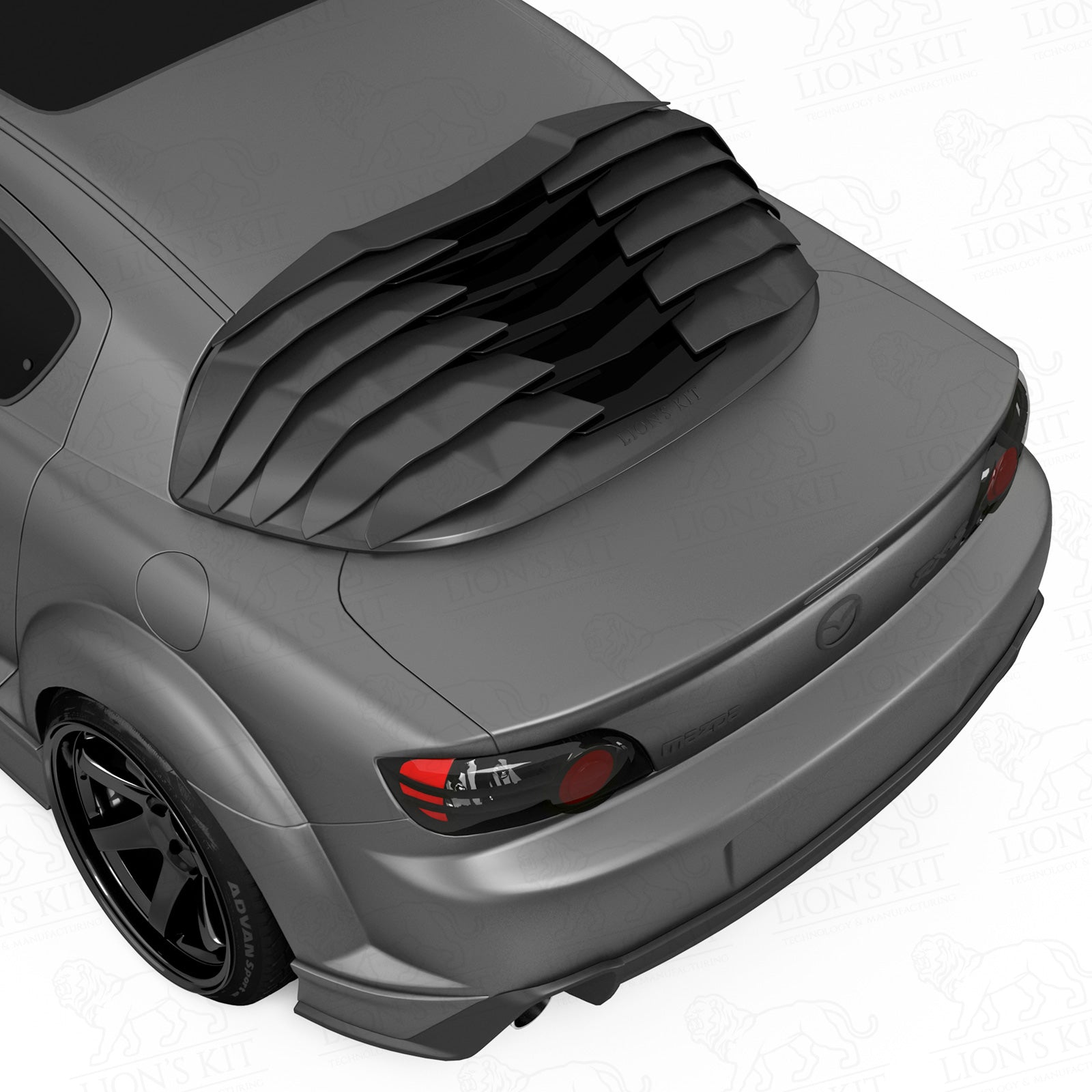 Žalúzia zadného okna (Rear Window Louver) pre Mazda RX-8 SE3P (2003 – 2012)
