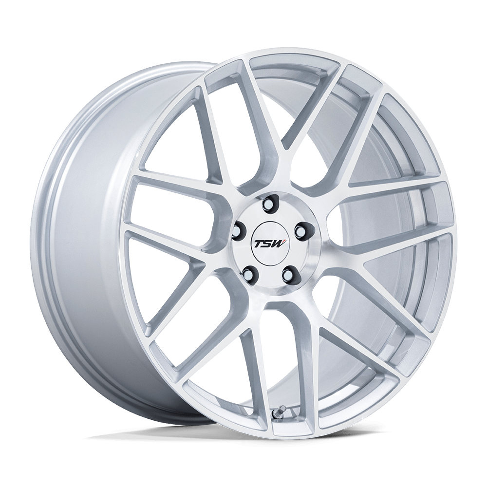 TSW Lasarthe TW002 20X9 5X112 ET45 Gloss Silver Machined