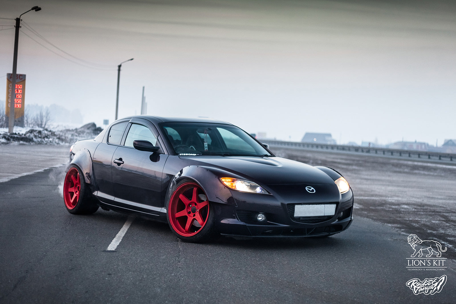 Zadné rozšírenia blatníkov Wide Body Mazda RX-8 SE3P S1/S2 2003–2012 +50 mm