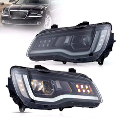 Chrysler 300 2011–2023 LED Front Headlights with Animation