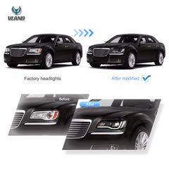 Chrysler 300 2011–2023 LED Front Headlights with Animation