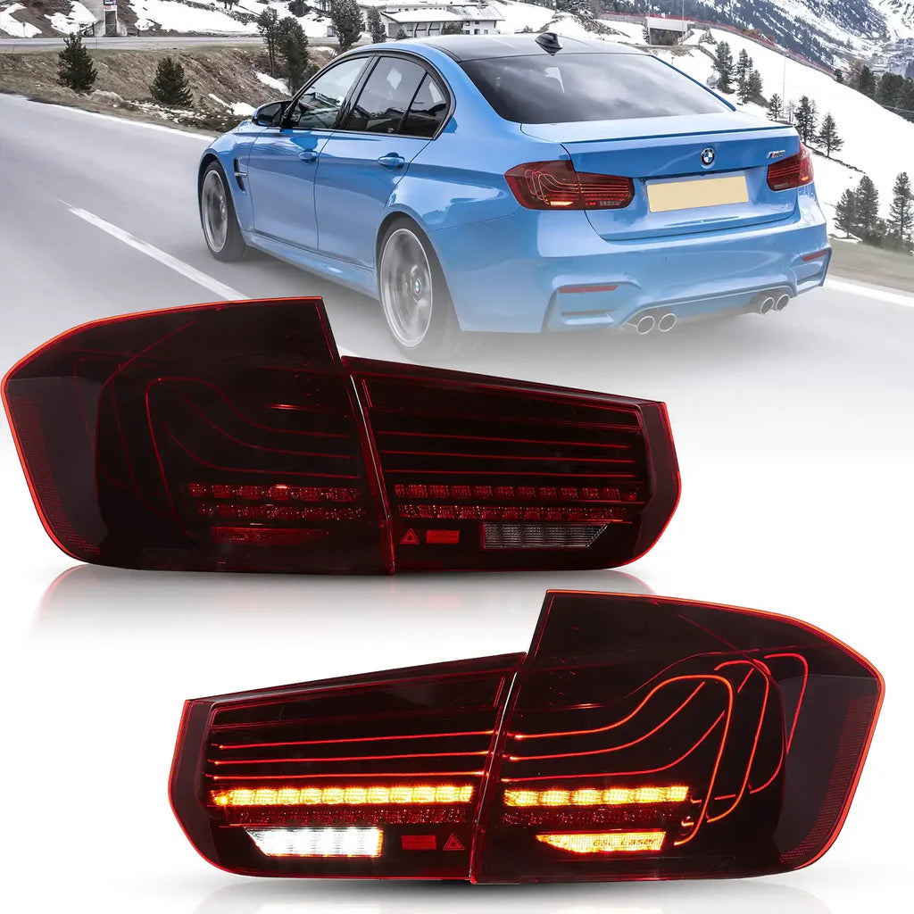 Zadné „Laser style“ svetlá BMW 3 Series F30 / M3 F80 (2012–2019) – CSL dizajn