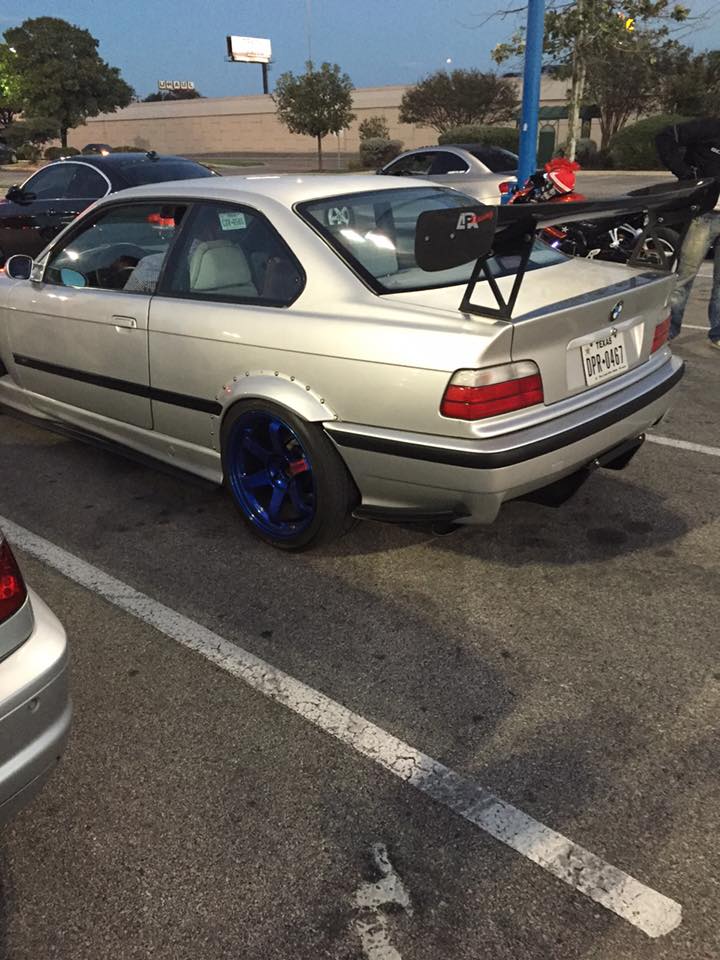 BMW E36 M3 GTC-300 karbónové nastaviteľné krídlo 1992-1999