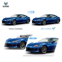 Tuning Front RGB LED Lights Toyota GT86 / Subaru BRZ / Scion FR-S (2012–2021)