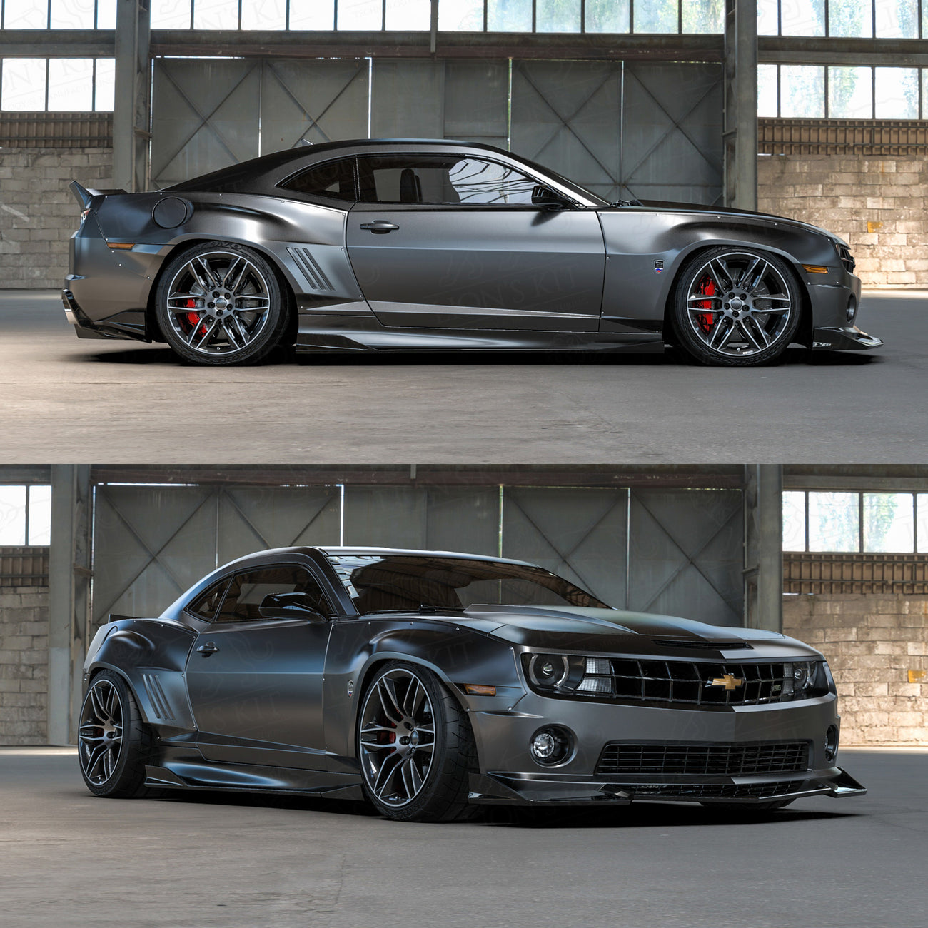 Bočné prahy Chevrolet Camaro V. generácie RS/SS/ZL1 2009–2015
