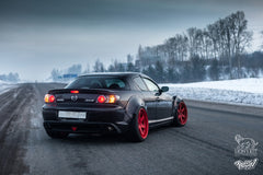 Zadné rozšírenia blatníkov Wide Body Mazda RX-8 SE3P S1/S2 2003–2012 +50 mm