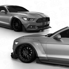 Predný splitter nárazníka Ford Mustang VI S550 S1 2015–2017