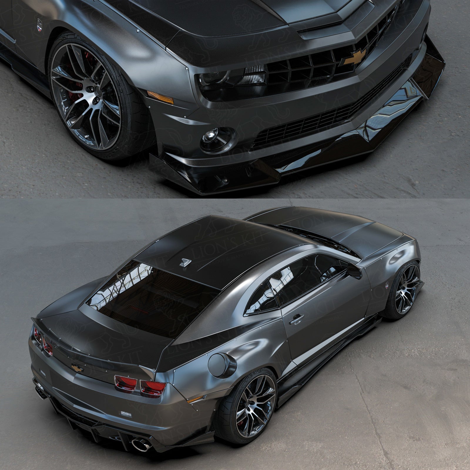 Zadný difúzor nárazníka Chevrolet Camaro Vth S1 2009–2013