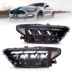 Predné LED svetlá Ford Mustang S550 (2015–2017) – S650 štýl