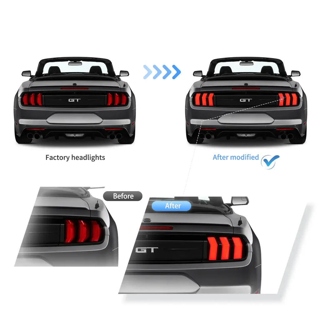 Zadné LED svetlá Ford Mustang S550 (2015–2023)