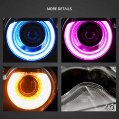 Dodge Challenger Projector Headlights (2015–2024) – RGB DRL