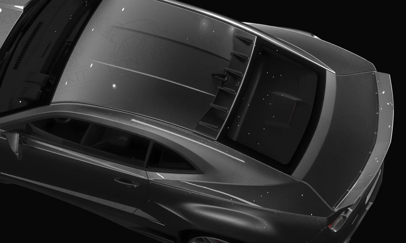 Strešný Shark Vortex spojler V1 Chevrolet Camaro V. generácie S1/S2 2009–2015