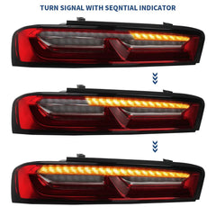 Rear LED lights Chevrolet Camaro (2016–2018) – sequential EU