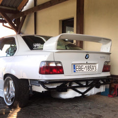 Dvojitý zadný bash bar BMW E36 MandaCustom 2