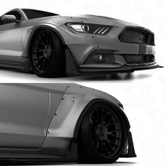 Predný splitter nárazníka Ford Mustang VI S550 S1 2015–2017