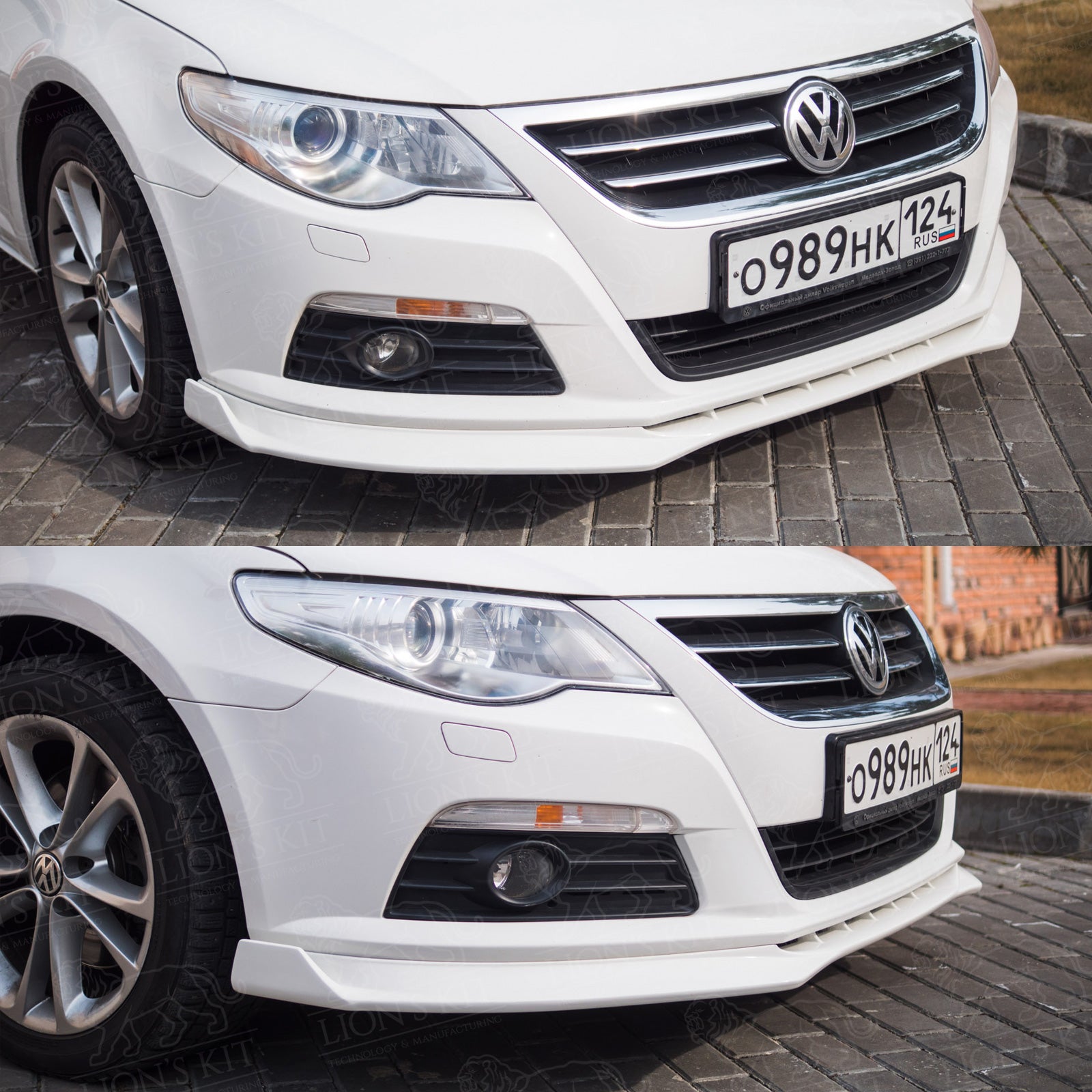 Predný splitter V1 pre originálny nárazník VW Passat CC 2008–2012