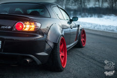 Zadné rozšírenia blatníkov Wide Body Mazda RX-8 SE3P S1/S2 2003–2012 +50 mm