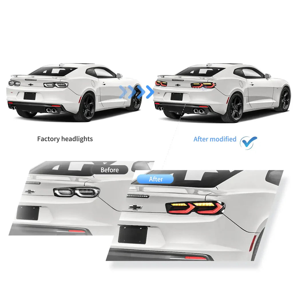 Zadné LED svetlá Chevrolet Camaro (2019–2024) – sekvenčné