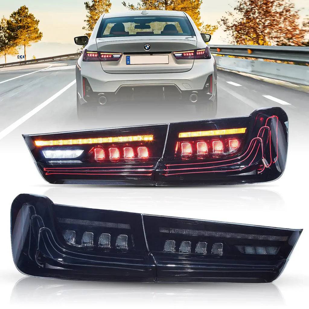 Zadné „Laser style“ svetlá BMW 3 Series G20 / M3 G80 (2019–2024) – CSL dizajn