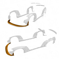 Predný splitter nárazníka Dodge Charger VII LD S2 2014–2023
