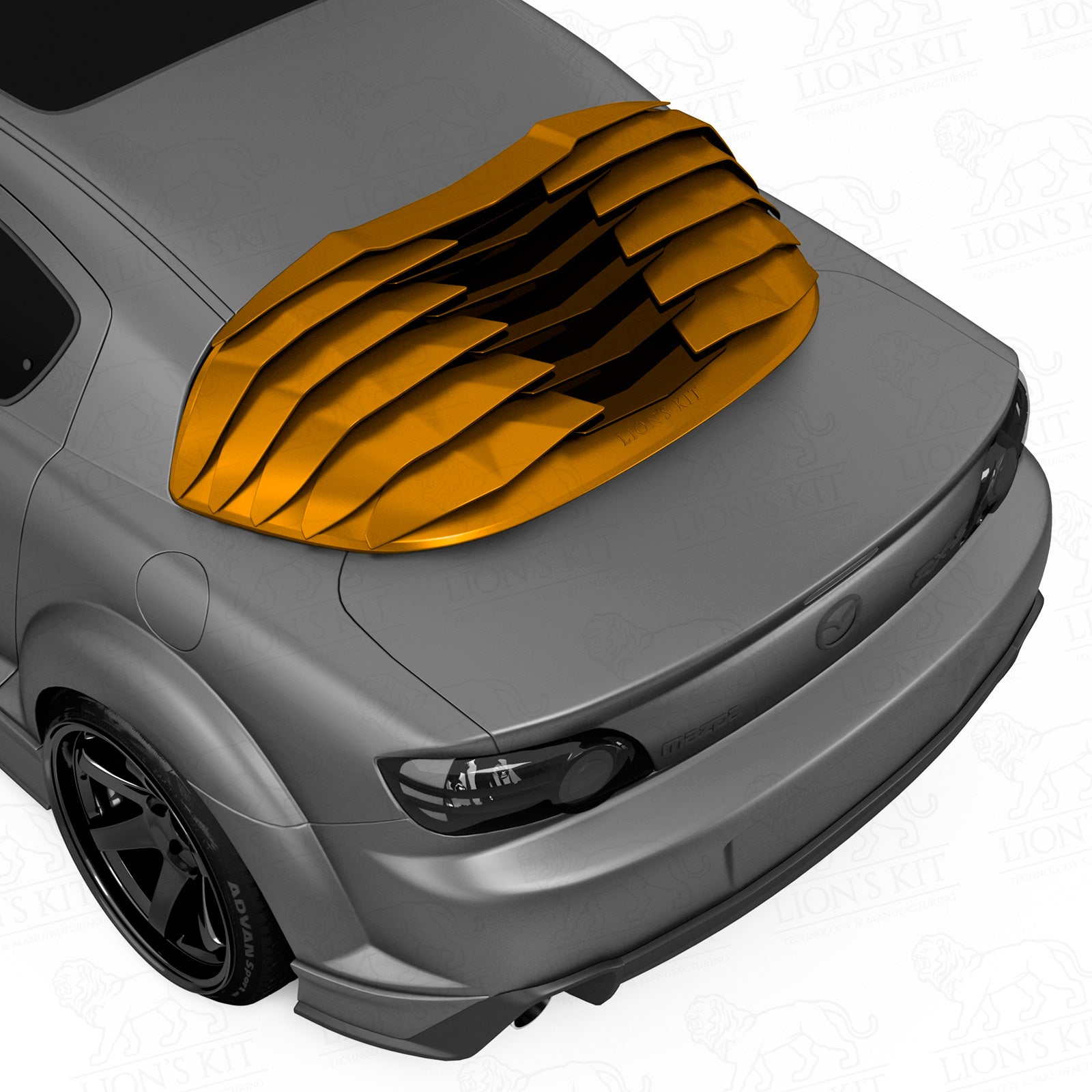 Žalúzia zadného okna (Rear Window Louver) pre Mazda RX-8 SE3P (2003 – 2012)