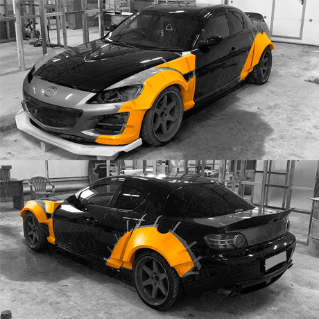 Rozšírenia blatníkov Wide Body pre Mazda RX-8 SE3P S2 (2008 - 2012)