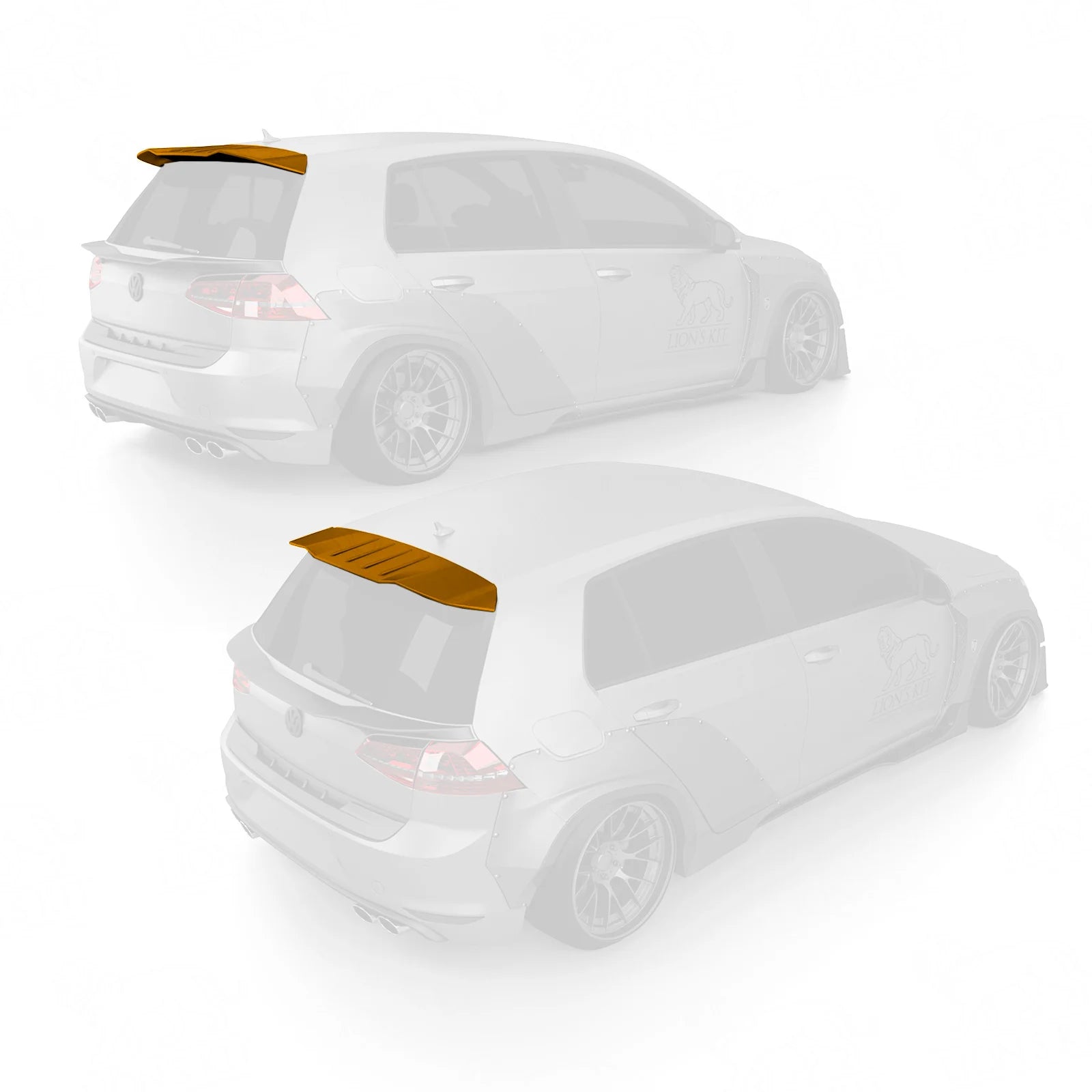 Horný spojler V1 Volkswagen Golf VII MK7 3D/5D 2012–2017