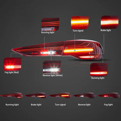 Rear "Laser style" lights BMW 4 Series G22 / G23 / G26 / M4 G82 G83 (2020–)