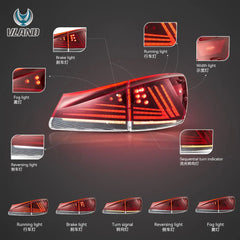 Tuning Rear LED Lights Lexus IS XE20 (2006–2013) Sequential
