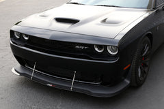 APR Carbon Fiber Front Splitter for Dodge Challenger Hellcat - including support rods