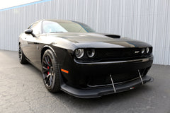 APR Carbon Fiber Front Splitter for Dodge Challenger Hellcat - including support rods