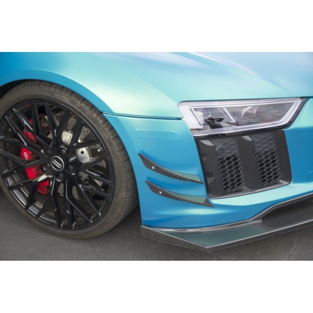 Karbonové canardy APR pre Audi R8 – predný nárazník
