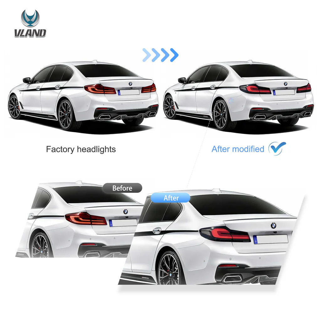 Zadné LED svetlá BMW 5 Series G30 / G38 (2017–2022)