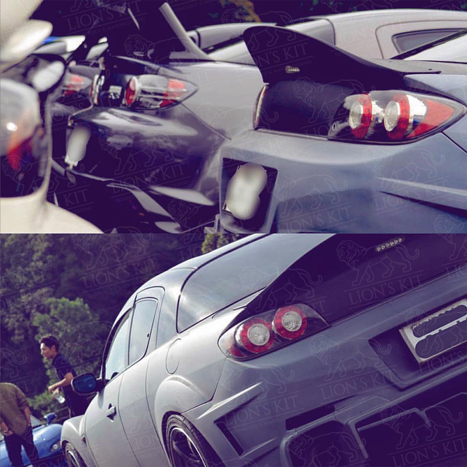 Ducktail spojler V1 Mazda RX-8 SE3P S1/S2 2003–2012
