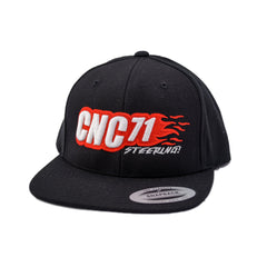Snapback Cap CNC71 – black (CNC71 logo)