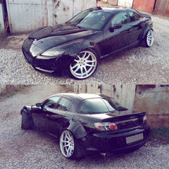 Predné rozšírenia blatníkov Wide Body Mazda RX-8 SE3P S1 2003–2008 +40 mm