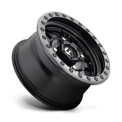 Fuel UTV D557 Anza 14X7 4X110 ET13 Matte Black / Gun Metal Ring