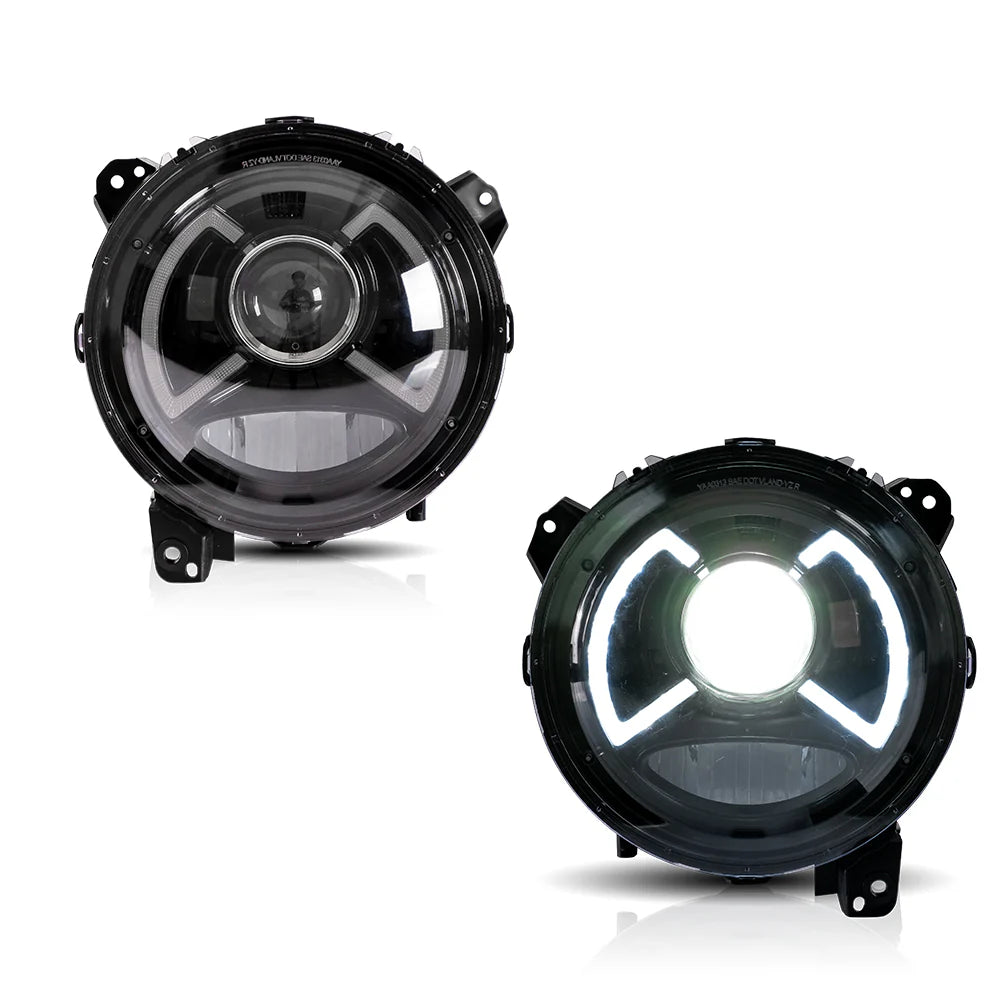 Tuning predné LED svetlá Jeep Wrangler JL/JLU (2018+) Full LED