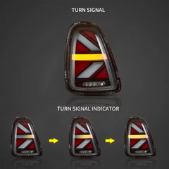 Tuning zadné LED svetlá Mini Cooper R56/R57/R58/R59 (2007–2013) sekvenčné