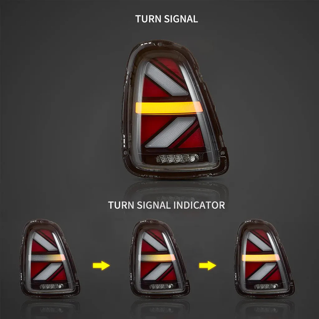 Tuning zadné LED svetlá Mini Cooper R56/R57/R58/R59 (2007–2013) sekvenčné
